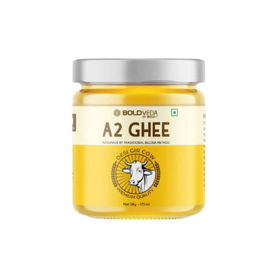 Boldfit Boldveda A2 Bilona Cow Ghee | Traditional Curd Churned | 100% Gir Cow Ghee