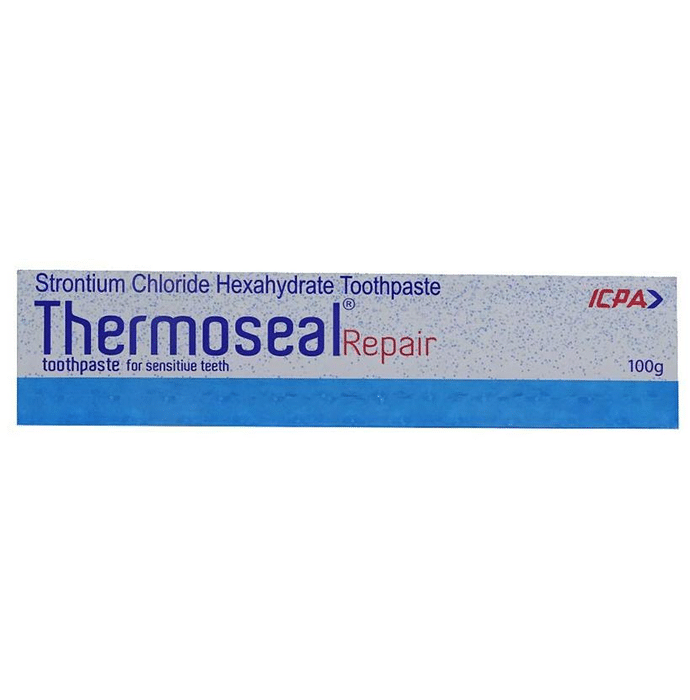 Thermoseal Repair Toothpaste with Strontium Chloride Hexahydrate | For Sensitive Teeth: 100 gm