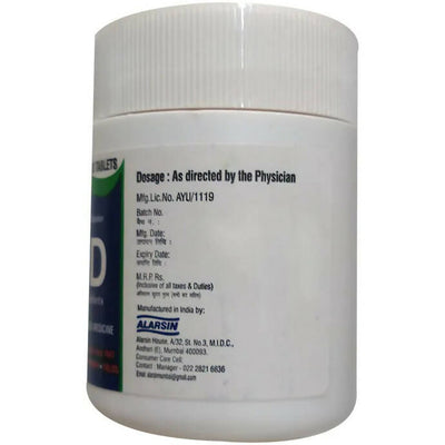 Alarsin Ayurvedic D2D Chewable Tablets