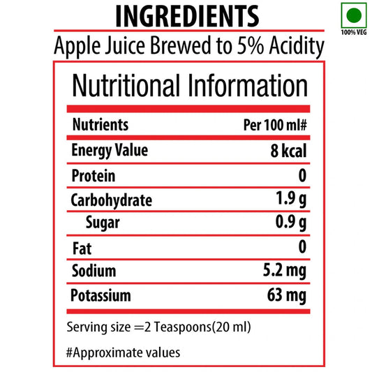 Bagrry's Apple Cider Vinegar - with the 'Mother'