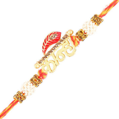 Beautiful Kanha Rakhi & Kaju Rolls Box