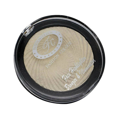 Fashion Colour Face Highlighter Bronzer & Illuminator-Shade 02 (Fair Skin Tone)