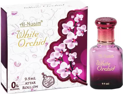 Al Nuaim White Orchid 9.9 ML Floral Attar  (White Lotus)