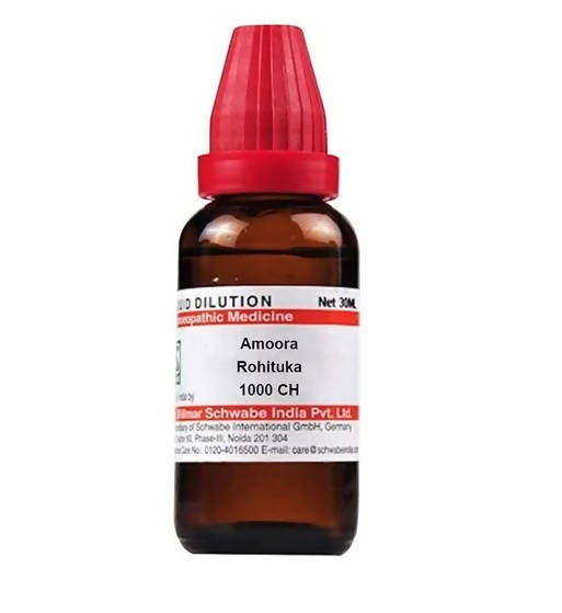 Dr. Willmar Schwabe India Amoora Rohituka Dilution