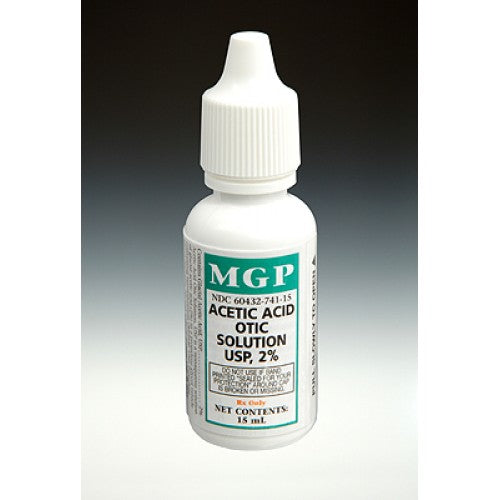 Acetic Acid 2% Otic Solution for Ear Infections (Rx)