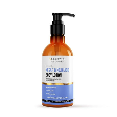 Dr. Sheth's Kesar & Kojic Acid Daily Pigmentation Correction Face Cream & Body Lotion