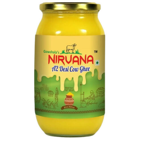 Gowshala's Nirvana A2 Desi Cow Ghee | Made From A2 Desi Cow's Milk | Premium Desi Ghee