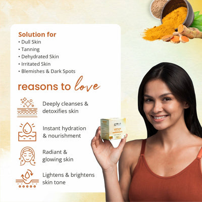 Globus Naturals Brightening Ubtan 6 Step Facial Kit