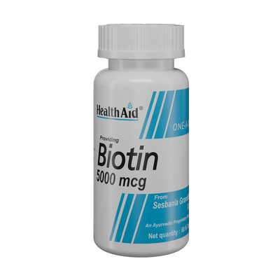HealthAid Biotin 5000 mcg Tablets