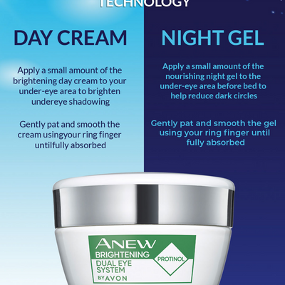 Avon Anew Brightening Dual Eye System
