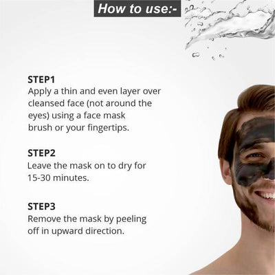 Glamveda Men Activated Charcoal Peel Off Mask