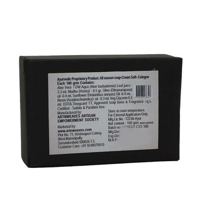 artNweaves Handmade Glycerin Soap Cream Soft Cologne