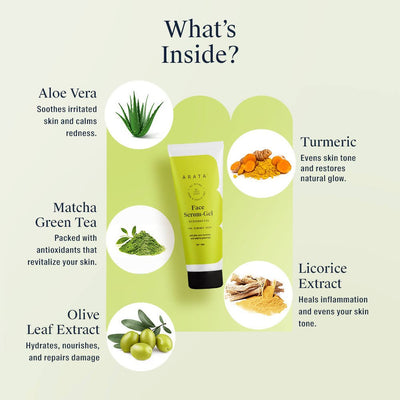 Arata Restorative Face Serum-Gel