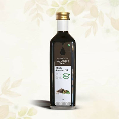 Farm Naturelle Wood Pressed Black Sesame Oil