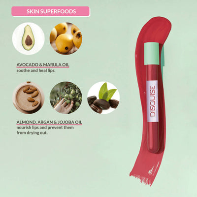 Disguise Feather-Light Matte Liquid Lip Cream - Curious Wine 36