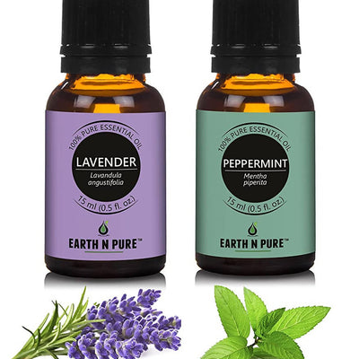 Earth N Pure Lavender & Peppermint Essential Oils