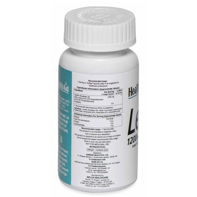 HealthAid Lecithin 1200 mg Softgel Capsules