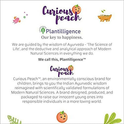 Curious Peach Herbal Lip Balm Bubble Gum