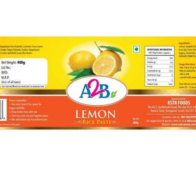 A2B - Adyar Ananda Bhavan Lemon Rice Paste