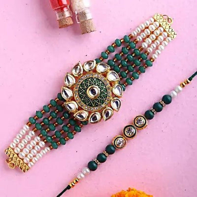 Bhaiya Bhabhi Set Of 2 Beautiful Rakhi