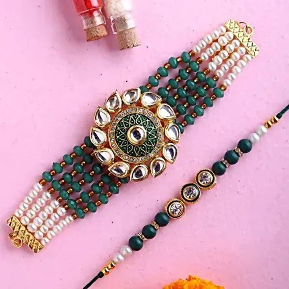 Bhaiya Bhabhi Set Of 2 Beautiful Rakhi