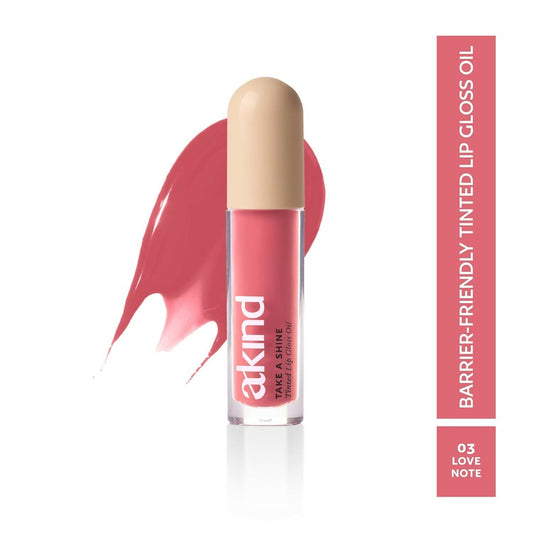 Akind Take A Shine Tinted Lip Gloss Oil - 03 Love Note