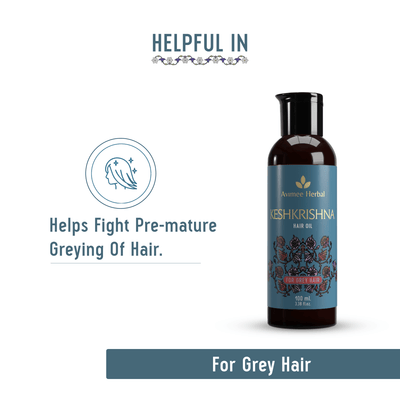 Avimee Herbal Anti Grey Kit - Hair Oil And Scalp Spray - Fights Grey Hair
