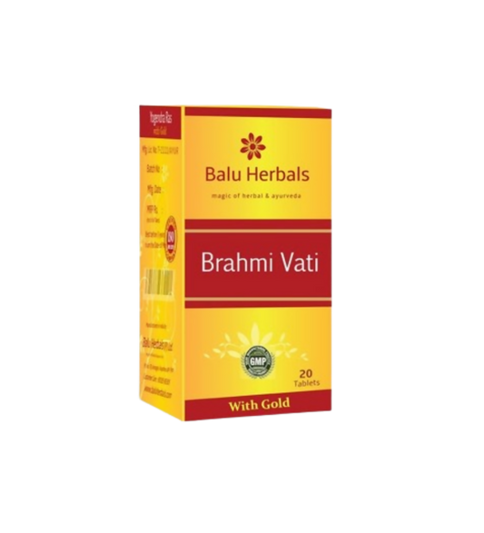 Balu Herbals Brahmi Vati Gold Tablets