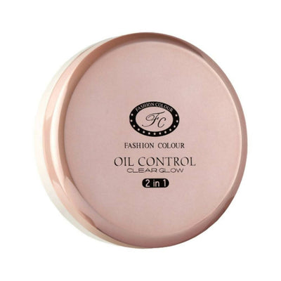 Fashion Colour Oil Control Clear Glow 2 in 1 Powder-Shade 01