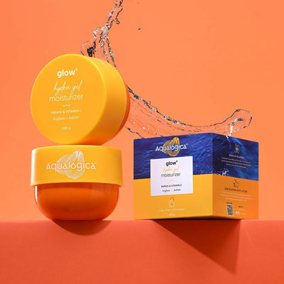 Aqualogica Hydra Glow Duo - Glow+ Dewy Sunscreen + Glow+ Hydra Gel Moisturizer