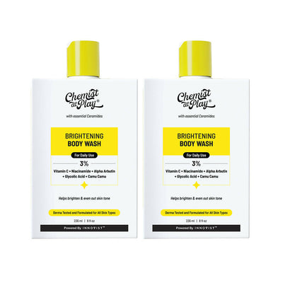 Chemist At Play Brightening Body Wash for Reduces Fades Dark Spots, Evens out Skin Tone Vitamin C with Camu Camu