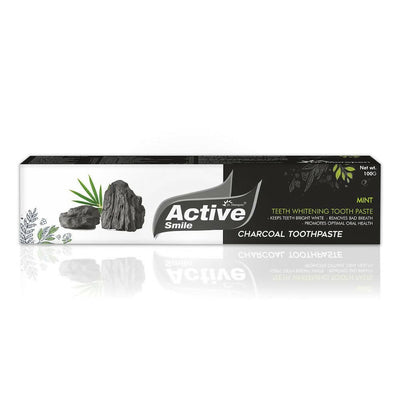 Dr. Morepen Active Smile Charcoal Toothpaste for Teeth Whitening & Bad Breath Removal