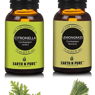 Earth N Pure Lemongrass & Citronella Essential Oils