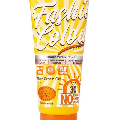 Fashion Colour Sun Block and Protection Cream-SPF30